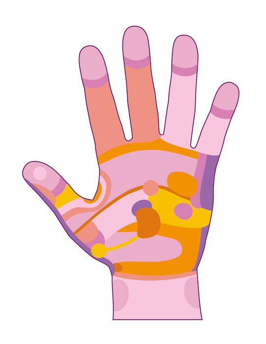 vector-hand-reflexology-illustration-with-different-pink-and-orange-colors